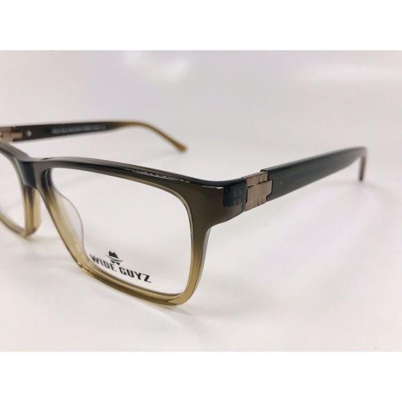 New Wide Guyz Brown Fade BULLDOG Eyeglasses 57mm for The Stylish Large Man - Picture 4 of 12